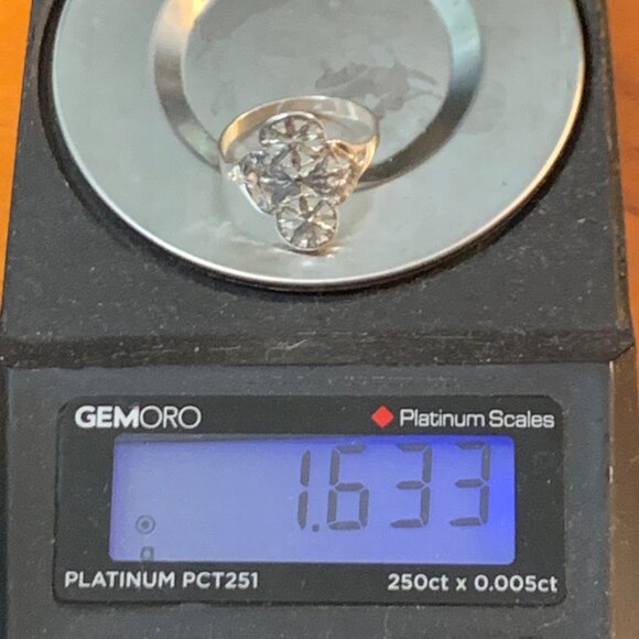 VTG Solid Sterling Silver 925 Pierced Filigree Design Statement Ring Size 7.75 - Picture 8 of 9